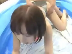 素人, アジア人, 美女, デカパイ, フェティッシュ, 日本人, ティーン, 三人
