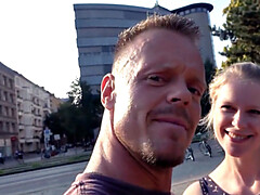 18 ans, Amateur, Sucer une bite, Allemand, Lingerie, Pov, Public, Tatouage