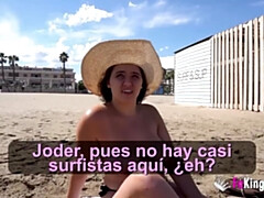 素人, フェラチオ, 茶髪の, 巨乳な, バック, 現実, スペイン人, ティーン