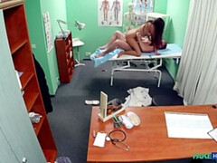 Sucer une bite, Médecin, En levrette, Infirmière, Bureau, Pov, Chatte, Uniforme