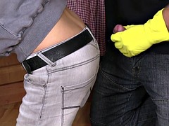 素人, デカチン, カワイイ, ゲイ, Hd, 馬乗り, フェラする
