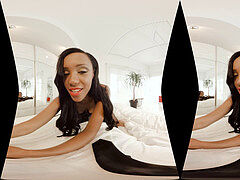 BaDoinkVR.com all-natural ebony stunner Noe Milk Ties And Fucks You