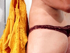 お尻, デカパイ, ブロンド, フェラチオ, バック, なめる, オマンコ, シーメール