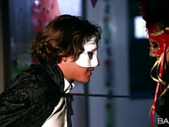 Amerikanisch, Arschlecken, Braunhaarige, Hundestellung, Fingern, Lecken, Tätowierung, Titten