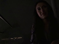 Amateur, Grosse bite, Brunette brune, Tir de sperme, Hard, Hôtel, Tatouage, Nénés