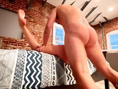 Leie, Grosse titten, Blondine, Blasen, Besamung, Schwanz, Selbstgemacht, Pov