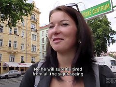 Leie, Paar, Gehörnter ehemann, Tschechisch, Hd, Geld, Öffentlich, Ehefrau