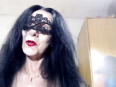 Schmutzig, Schmuddelige sprache, Füsse, Frau, Oma, Italienisch, Masturbation, Solo