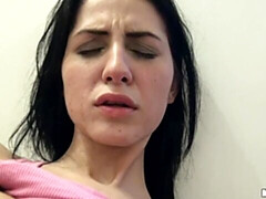 18 jaar, Kont, Grote lul, Pijpbeurt, Hondjeshouding, Natuurlijke tieten, Gezichtspunt, Tiener