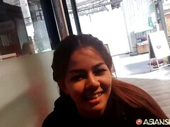 Amateur, Asiatique, Gros cul, Sucer une bite, Éjaculation interne, Tir de sperme, Thaïlandaise, Nénés