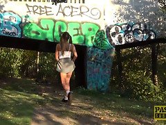 Britisch, Tschechisch, Kehlenfick, Hd, Im freien, Öffentlich, Jungendliche (18+)