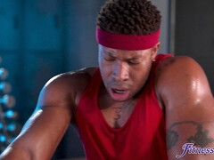 お尻, 黒人, フェラチオ, チン, 異人種間, なめる, オマンコ, オッパイの