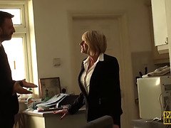緊縛, デカパイ, ボンデージ, イギリス人, 口内発射, 服従, フェティッシュ, おもちゃ