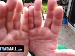 18, フェラチオ, 中出し, チン, Hd, 自然山雀, 小柄, ハメ撮り