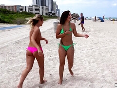 69, 素人, ビーチ, フォアサム, なめる, パーティ, ハメ撮り, スパンキング