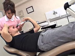 デカチン, フェラチオ, 中出し, イく瞬間, 看護婦, 剃毛, フェラする, オッパイの