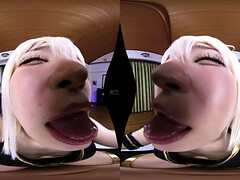 Lustful asian vixen smutty VR porn scene