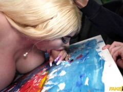 Enthousiasteling, Grote kont, Pijpbeurt, Europees, Handbeurt, Reusachtig, Masturbatie, Tatoeage