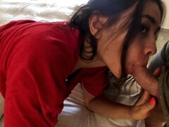 デカパイ, フェラチオ, 茶髪の, 手コキする, 自家製, ハメ撮り, ロシア人, ティーン