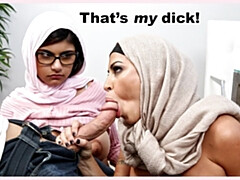 Arabisch, Grosser schwanz, Grosse titten, Vollbusig, Hardcore, Hd, Mutti, Flotter dreier