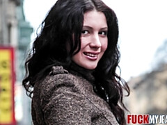 素人, お尻, フェラチオ, 着衣女と全裸男, イく瞬間, ジーンズ, 現実, ガリガリ