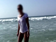 Amateur, Plage, Grosse bite, Blonde, Hd, De plein air, Petite femme, Adolescente