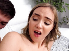 Leie, Arsch, Blondine, Schwanz, Aufs gesicht abspritzen, Natürlichen titten, Muschi, Titten