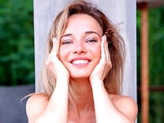 Erstaunlich, Arsch, Blondine, Fingern, Brille, Handjob, Masturbation, Solo