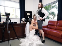 Любители, Анальный секс, Минет, Невеста, Брюнетки, Собачьи, Пенис, Чулки