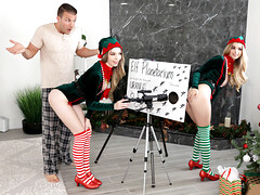 Блондинки, Минет, Член, Семья, Крошечные, Сестра, Табу, Втроем