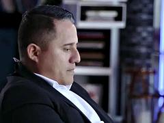 Grote lul, Grote mammen, Sperma, Dubbele penetratie, Zwart, Handbeurt, Masseren, Tieten likken