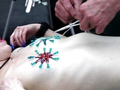 Fetisj, Hardcore, Hd, Natuurlijke tieten, Naald, Klein, Geschoren, Speelgoed