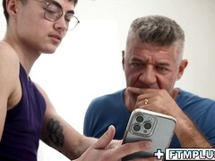 フェラチオ, 茶髪の, チン, ゲイ, なめる, オマンコ, 禁句, タトゥー