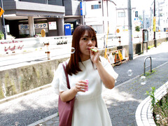 Cute Asian Girl Deliciously Sucks Cock On Her Knees