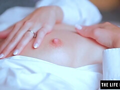 茶髪の, エロティック, Hd, オナニー, オーガズム, 小柄, オマンコ, 一人