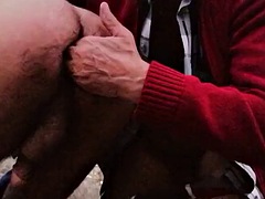 Amateur, Gay, Al aire libre