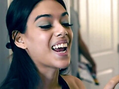 ブロンド, 茶髪の, Hd, ラティーナ, レズビアン, ティーン