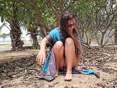 Plage, Exhib, Mère que j'aimerais baiser, Public, Réalité, Solo, Nénés, Voyeur