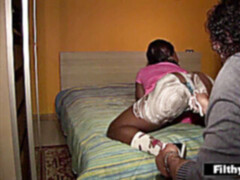 Amateur, Anal, Noire, Double pénétration, Poilue, Fait maison, Chatte