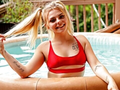 Gorda, Culo grande, Rubia, Mamada, Lamidas, Coño, Adolescente, Tetas