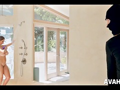 Застукали, Милф, Душ