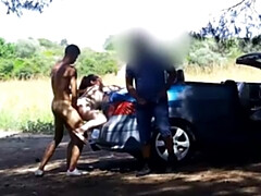 Verga grande, Mamada, Morena, Coche, Corridas, Sexo duro, Español, Adolescente