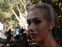 Блондинки, Пальцем, Дрочка ногами, Подружка, Оргазм, На природе, От первого лица, Сиськи