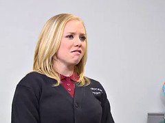 naughty blonde teen rides her teacher's big cock to get her grades up