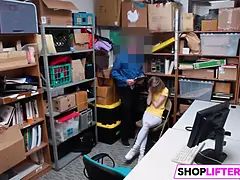 Shoplifting Gal Catarina Gets Drilled