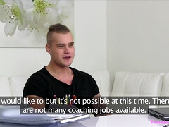 Hottie MILF Agent Seduces Tatted Stud