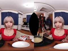 アジア人, デカパイ, ブロンド, フェラチオ, 指いじり, 日本人, ハメ撮り, 現実