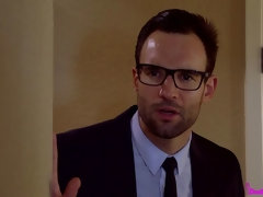 デカチン, ブロンド, フェラチオ, 爸, チン, 小柄, ハメ撮り, 濡れ