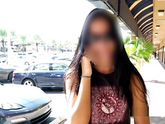 Schönheit, Blasen, Schwanz, Hundestellung, Orgasmus, Öffentlich, Jungendliche (18+), Titten