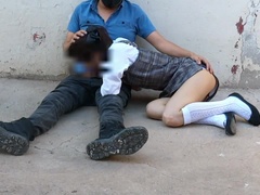 Amateur, Mamada, Pareja, Casero, Latina, Al aire libre, Flaco, Adolescente